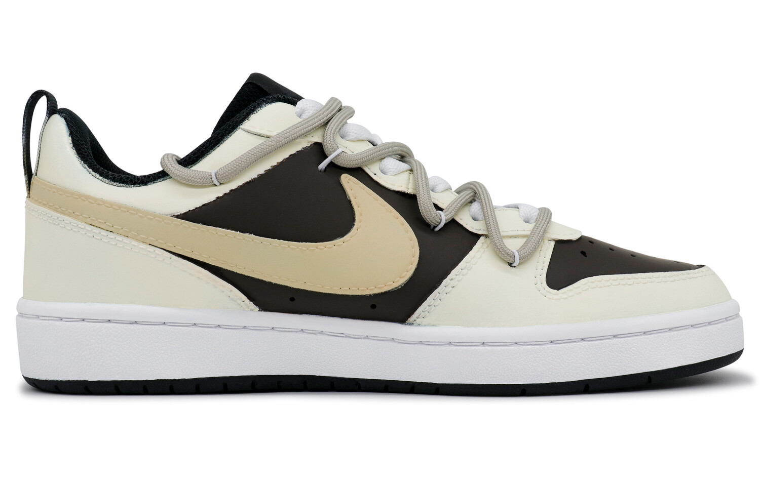 

Кроссовки Nike Court Borough Skateboarding Shoes Women's Low-top Beige/Yellow, цвет Custard packets