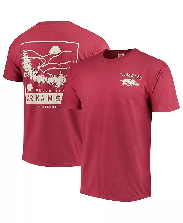 

Мужская футболка Cardinal Arkansas Razorbacks Comfort Colors Local Image One, красный