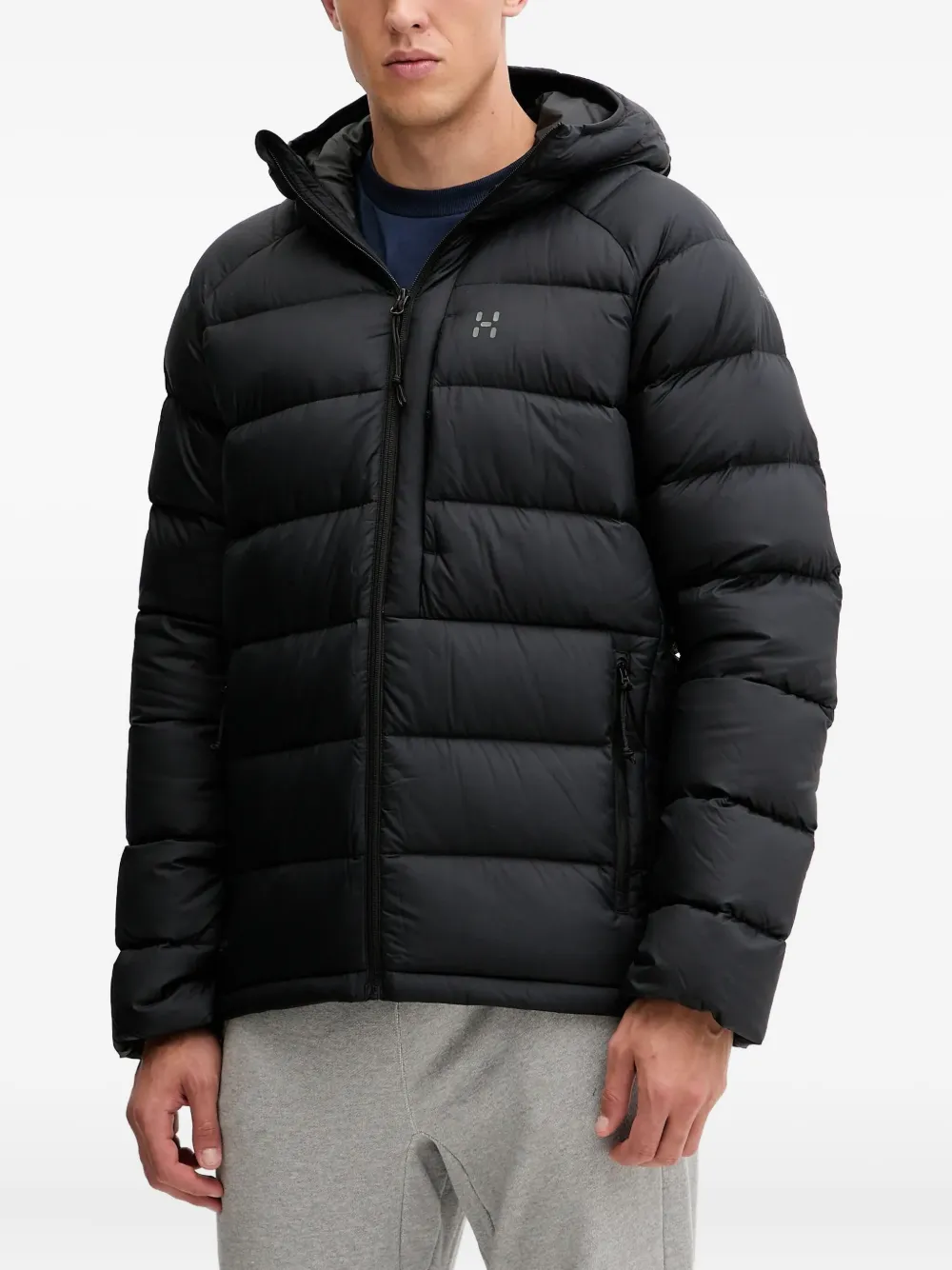 

Куртка Rosson с капюшоном и застежкой-молнией Haglöfs, черный