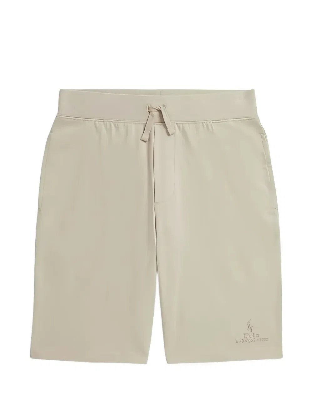 Шорты с кулиской и карманами Polo Ralph Lauren Kids, бежевый