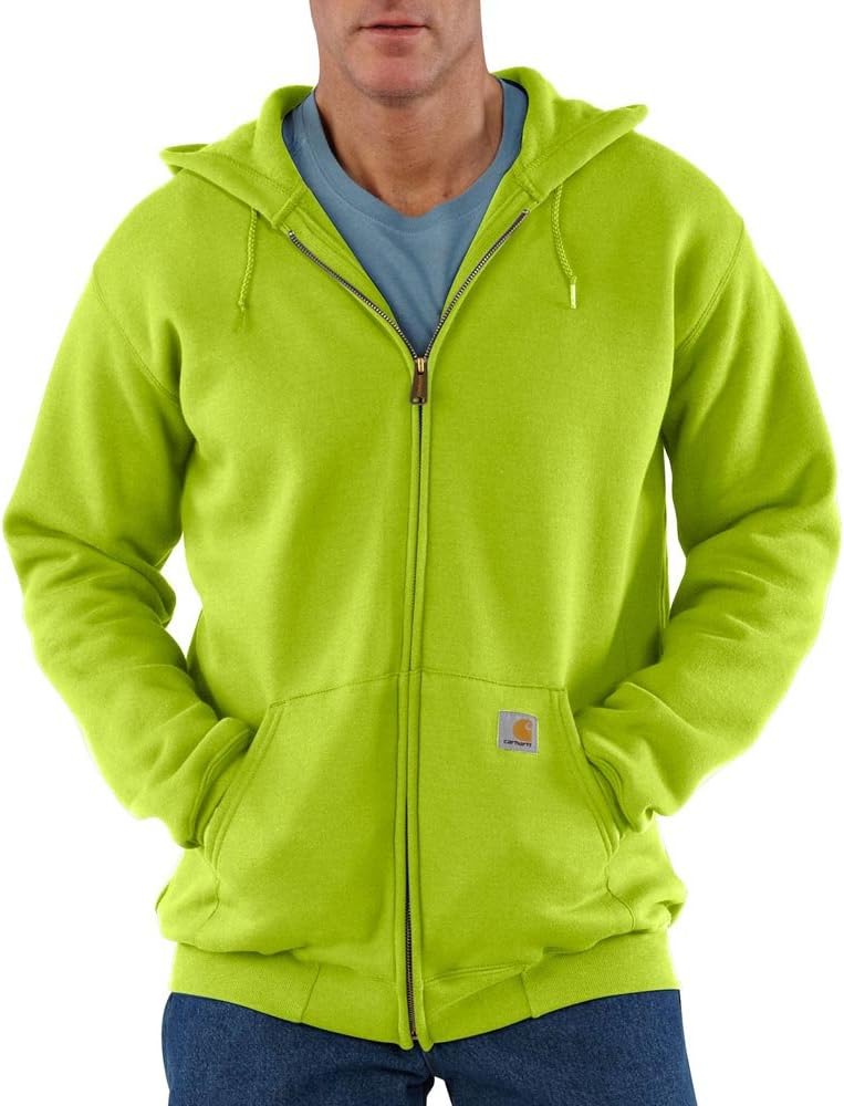

Carhartt мужская толстовка Midweight Full-Zip свободного кроя, Sour Apple