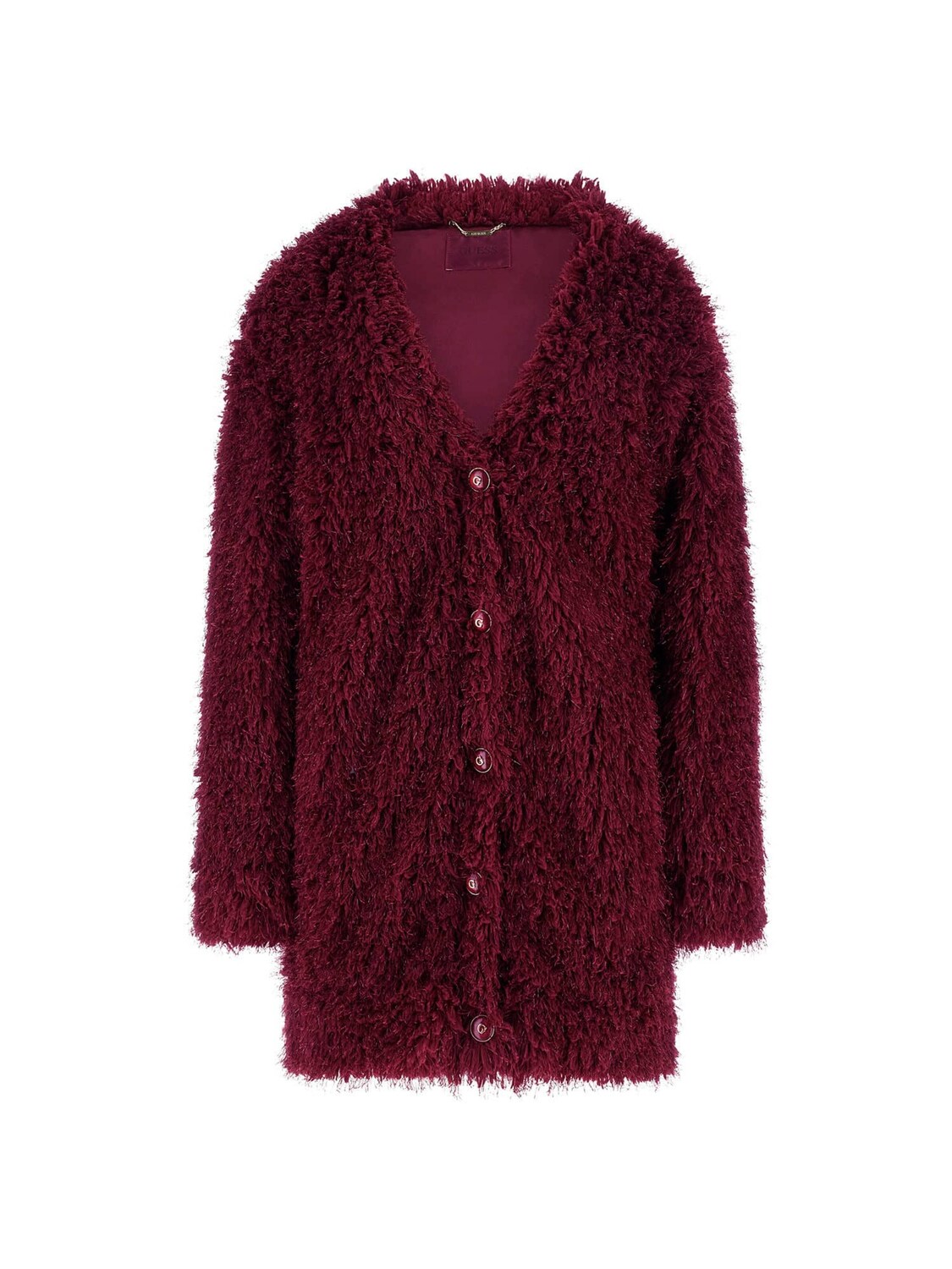 

GUESS Вязаное пальто в цвете бордо