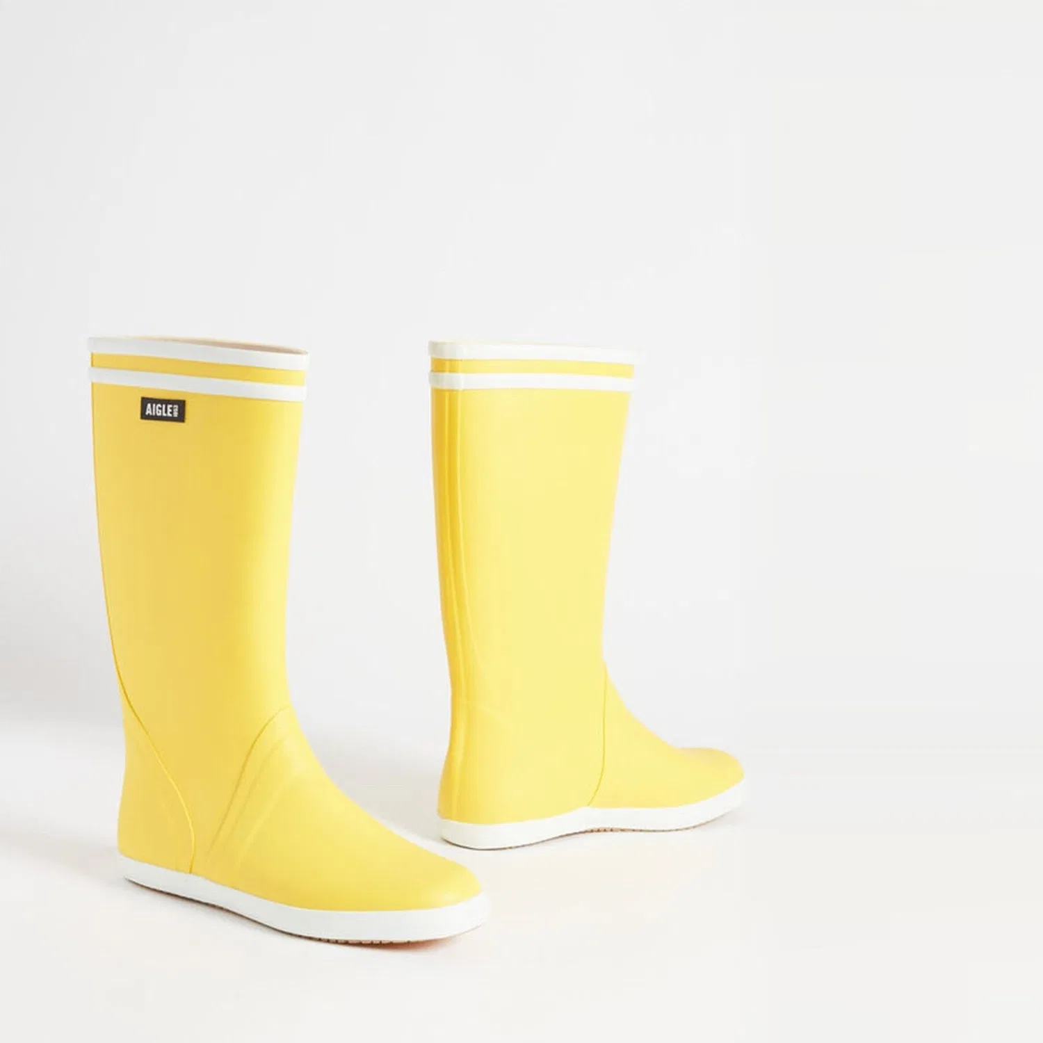 Мужские резиновые сапоги Goeland 2 жёлто-белые от Aigle