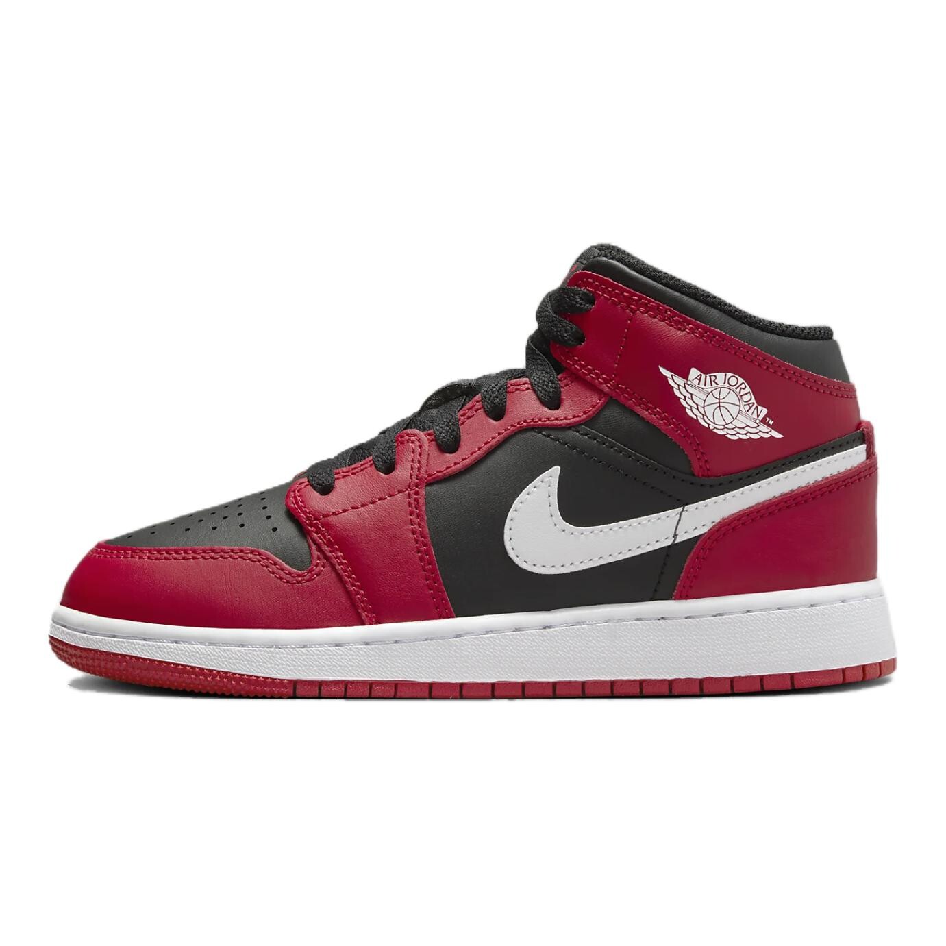 

Баскетбольные кроссовки Air 1 Kids GS Jordan, черный/красный/белый