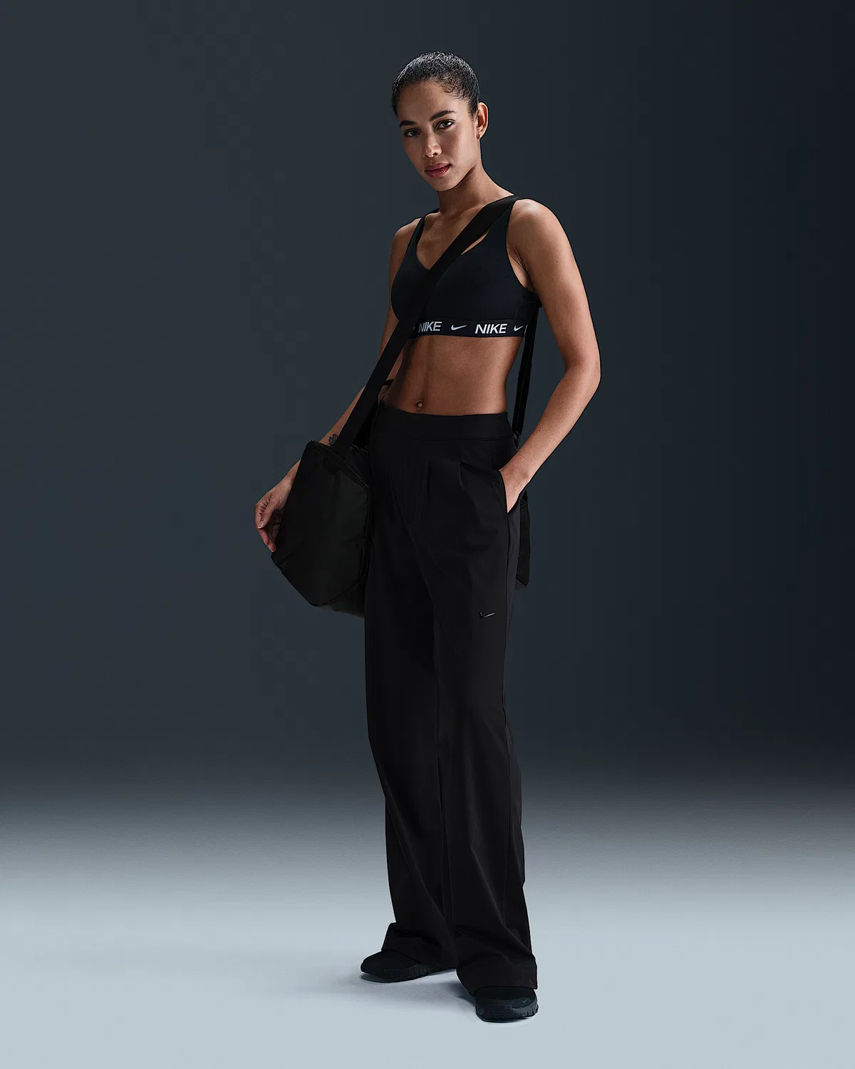 Женские брюки Dri-FIT Nike Bliss, Black/Clear