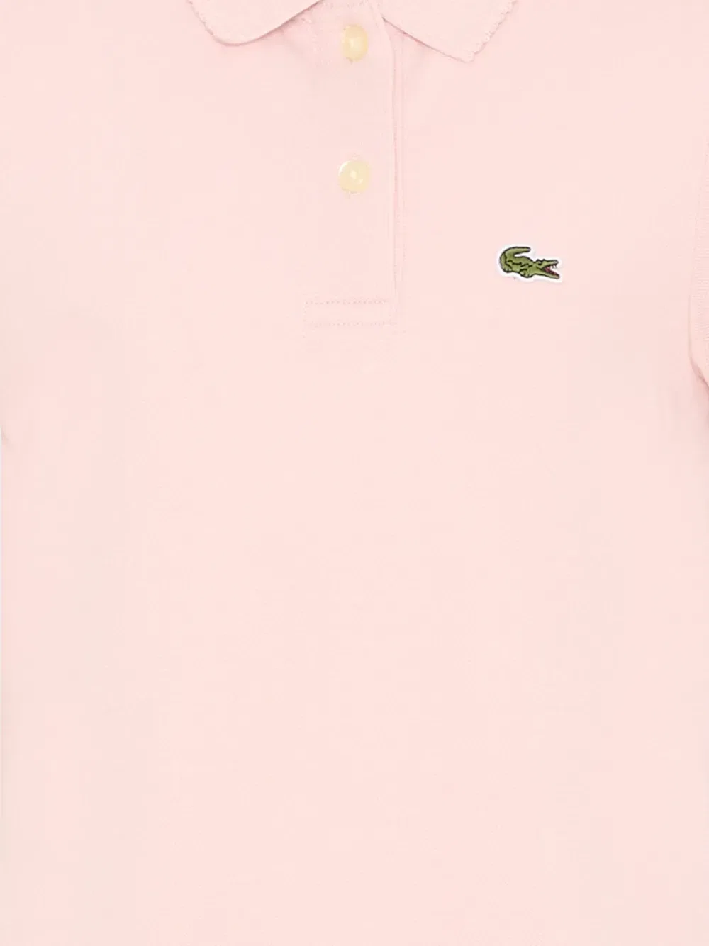 Рубашка-поло с коротким рукавом Lacoste Kids, розовый — фото 3