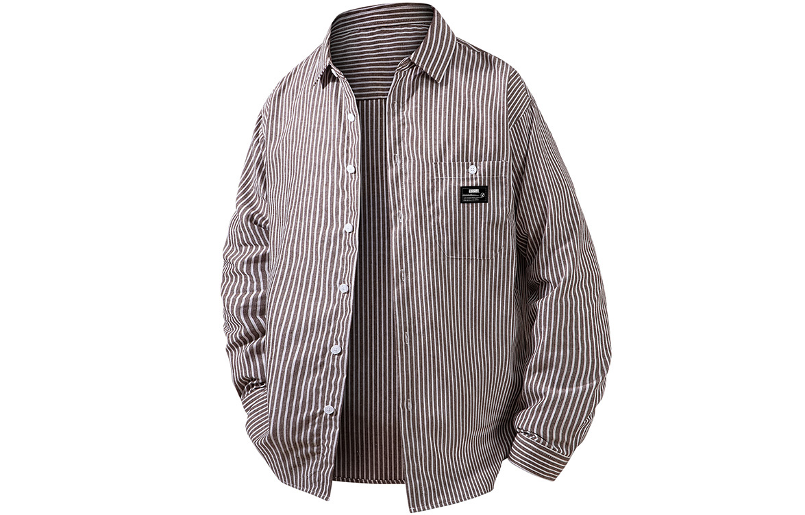 

Рубашка Unisex Lapel Moderate Workwear ZIAREL, серый