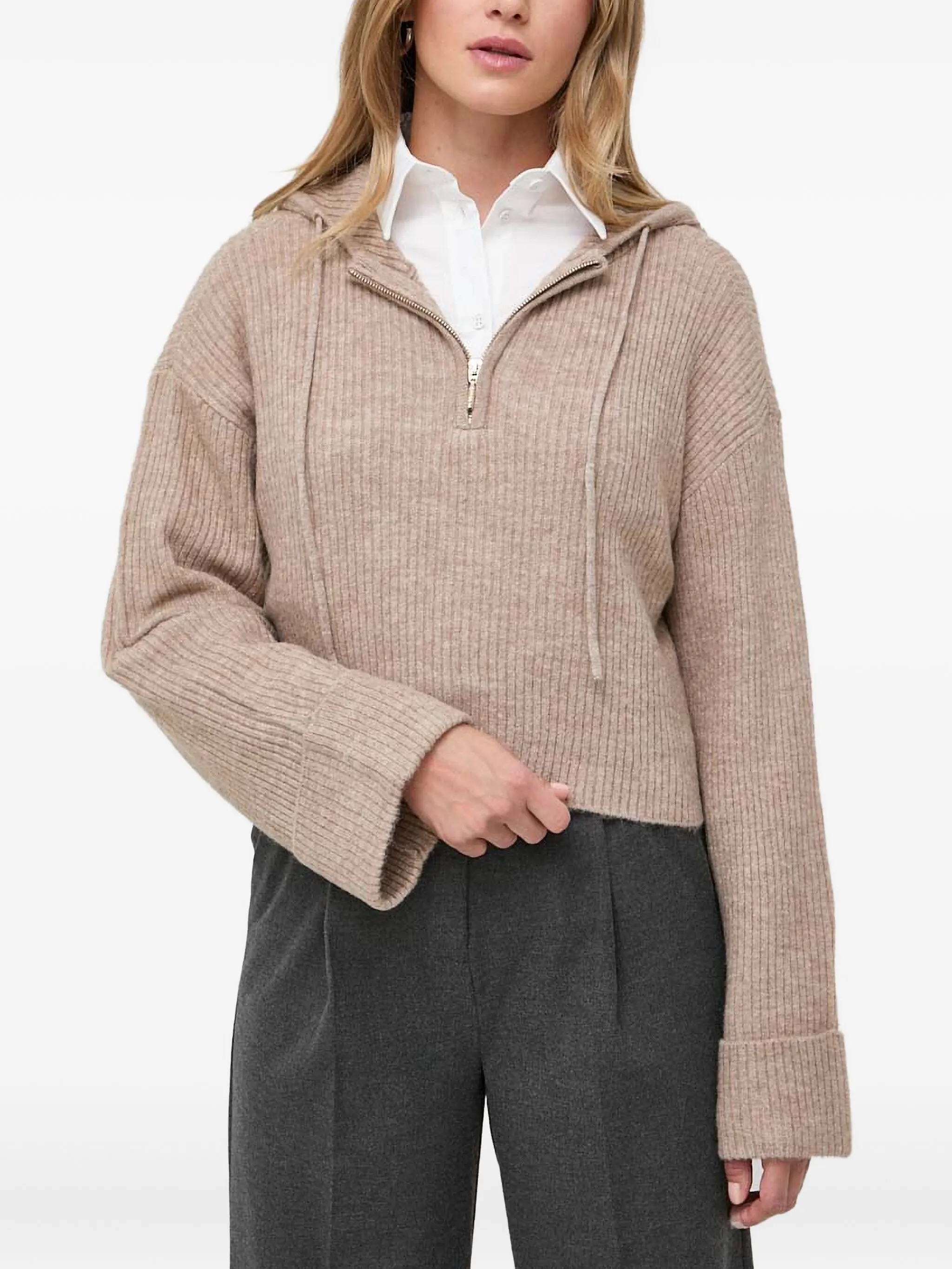 

Худи на молнии Guess Usa, нейтральный