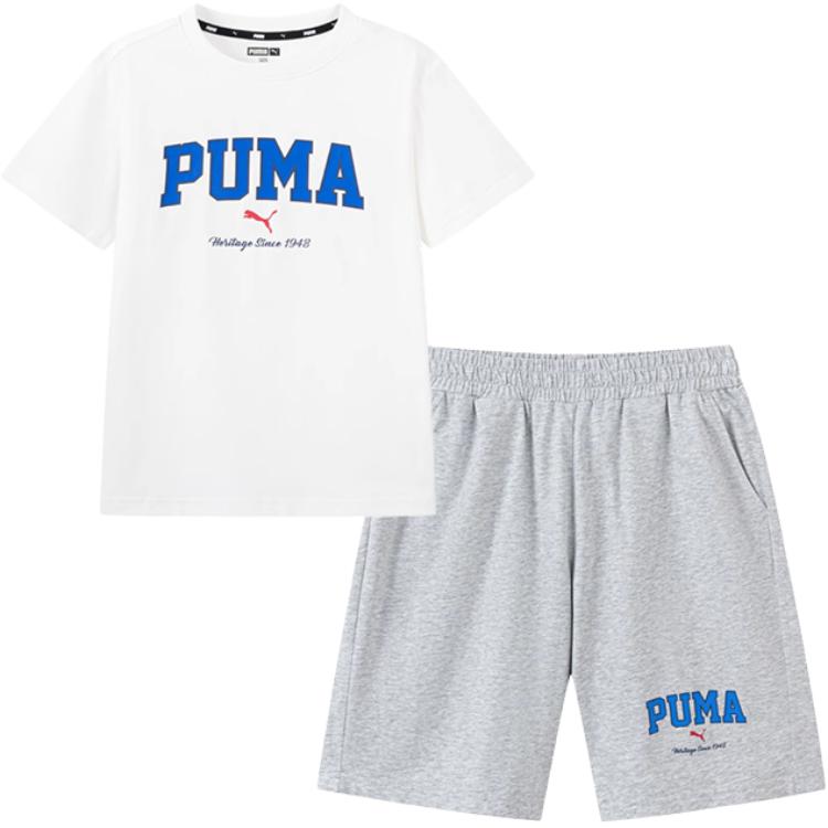 

Повседневная спортивная одежда 2 шт унисекс PUMA, белый