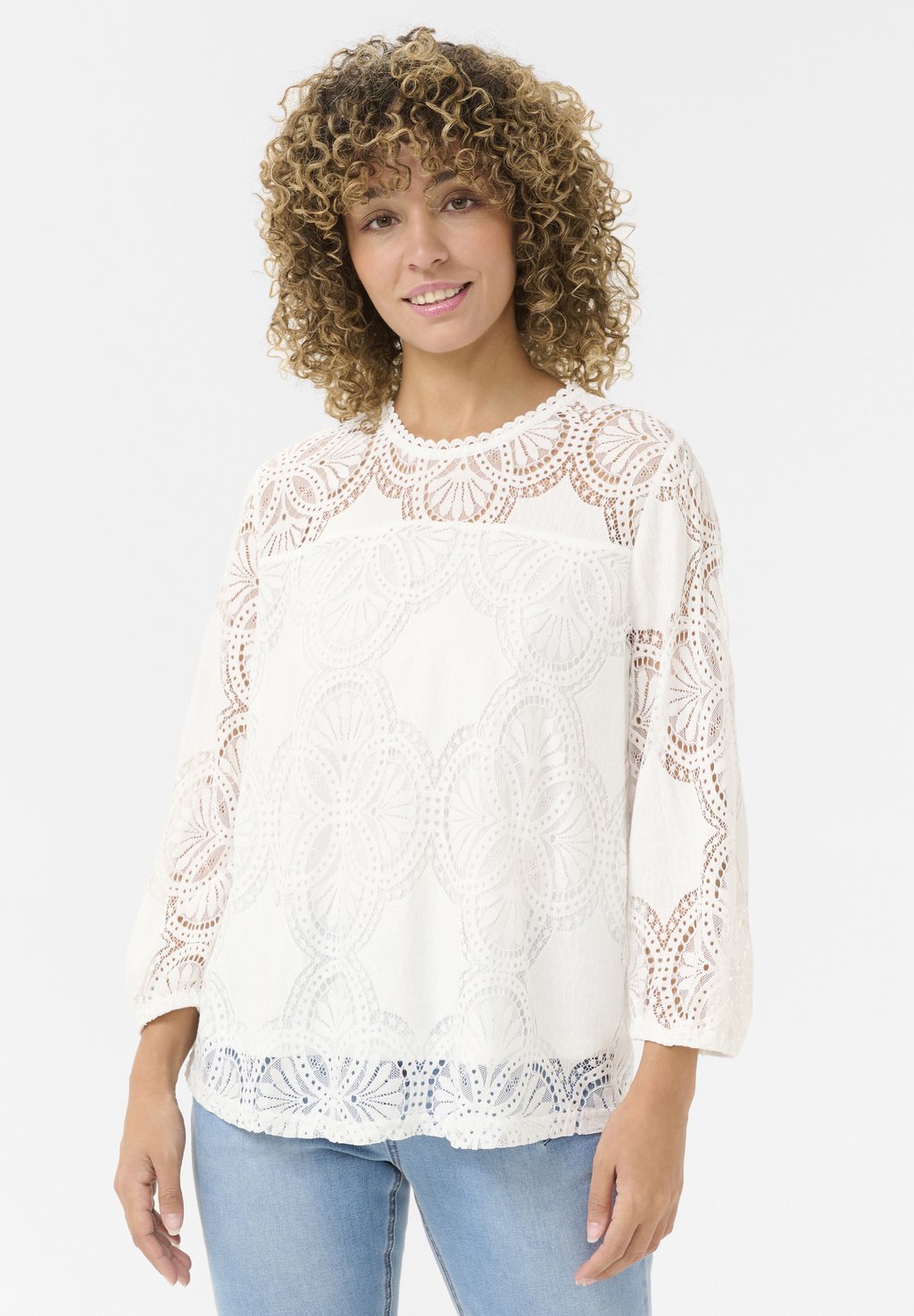 

Блуза CRAMAJA LACE Cream, белый