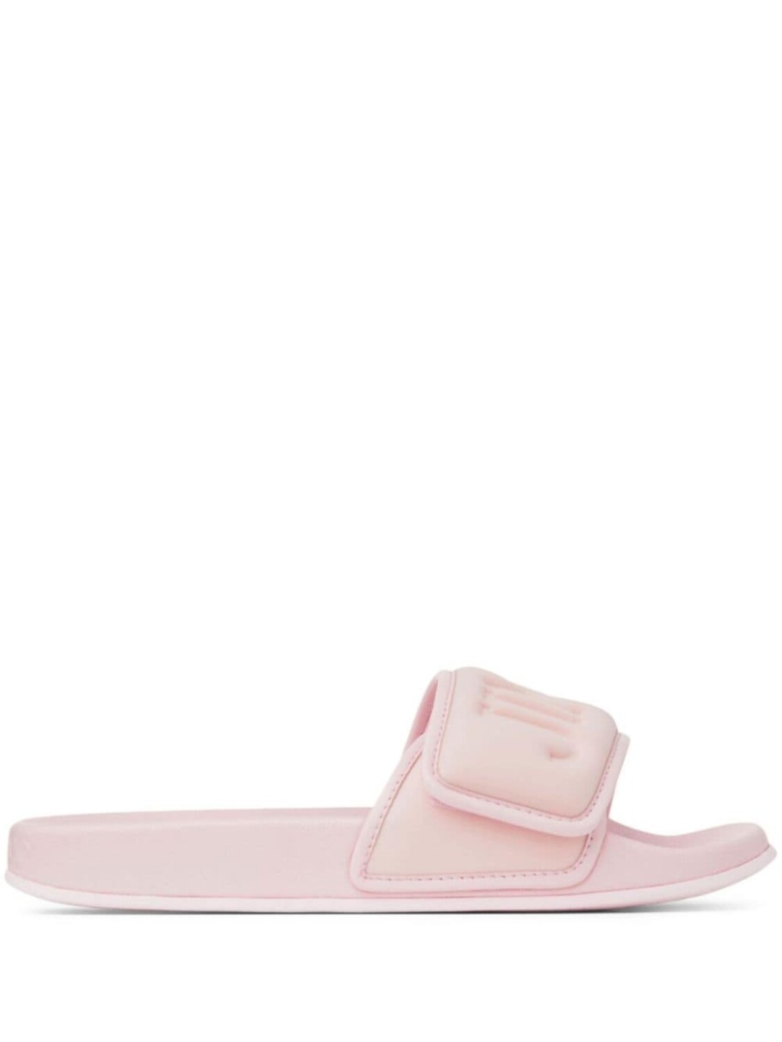 

Jimmy Choo шлепанцы Fitz с тисненым логотипом, розовый
