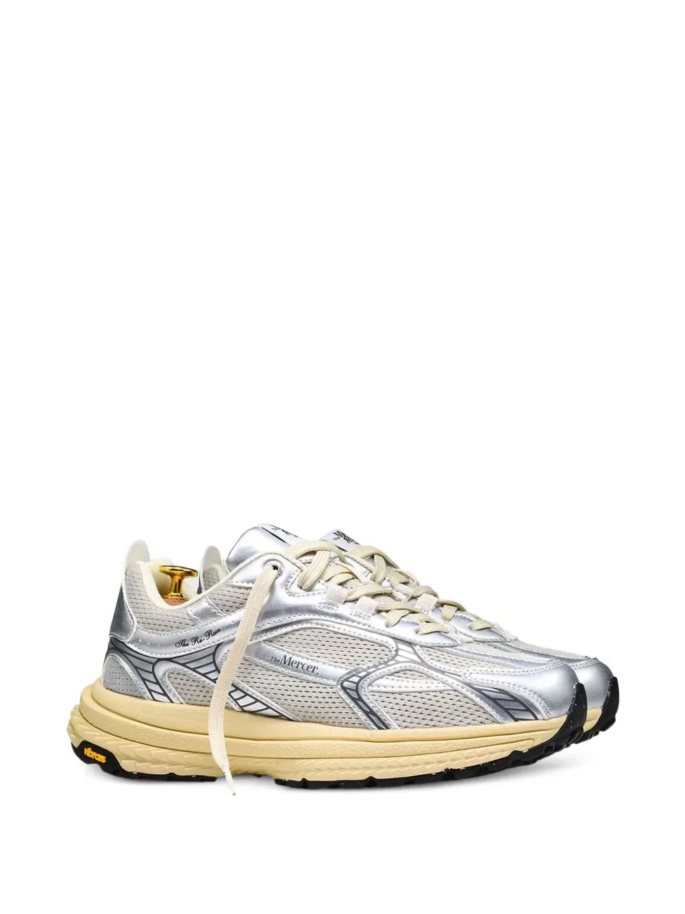 Кроссовки Vibram Re-run The Mercer Brand, серебро — фото 2