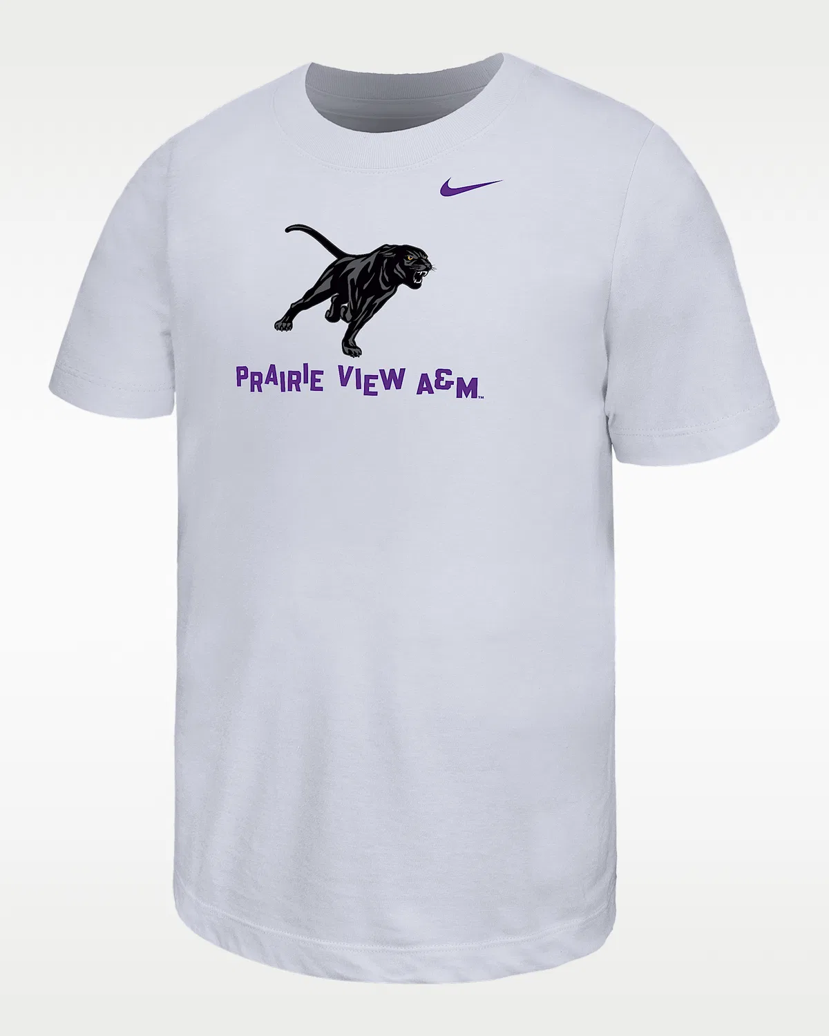 Детская футболка с коротким рукавом Nike College (Prairie View A&M University), White
