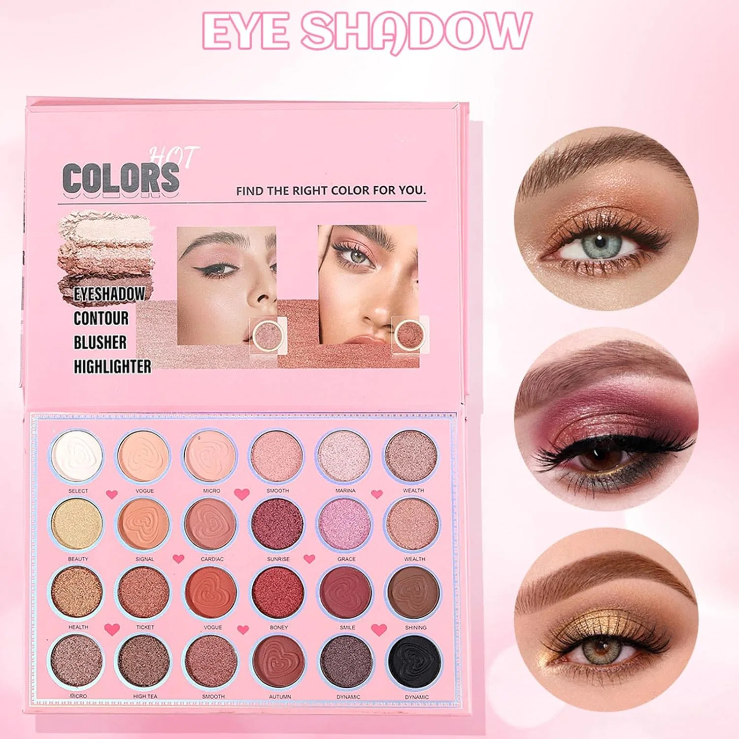 Палетка теней 40 цветов Modular Makeup Palette — фото 4