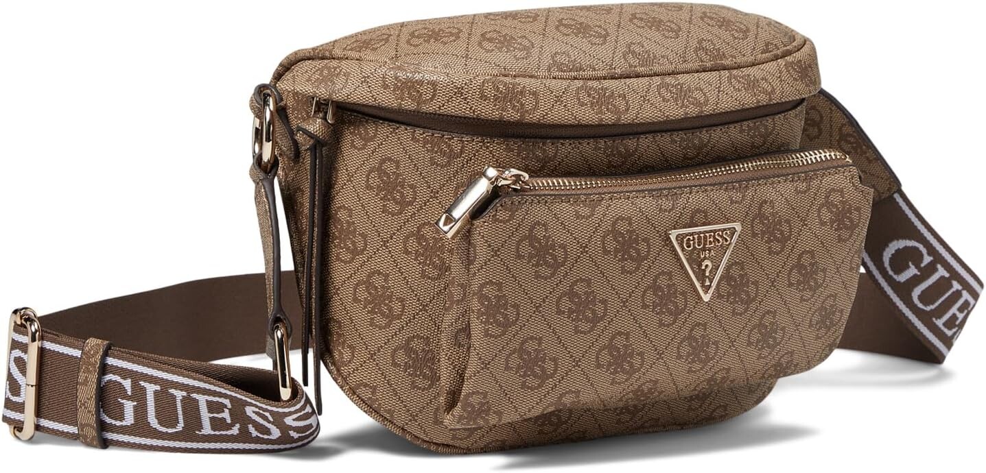 

Сумка GUESS Power Play Sling, цвет Latte Logo