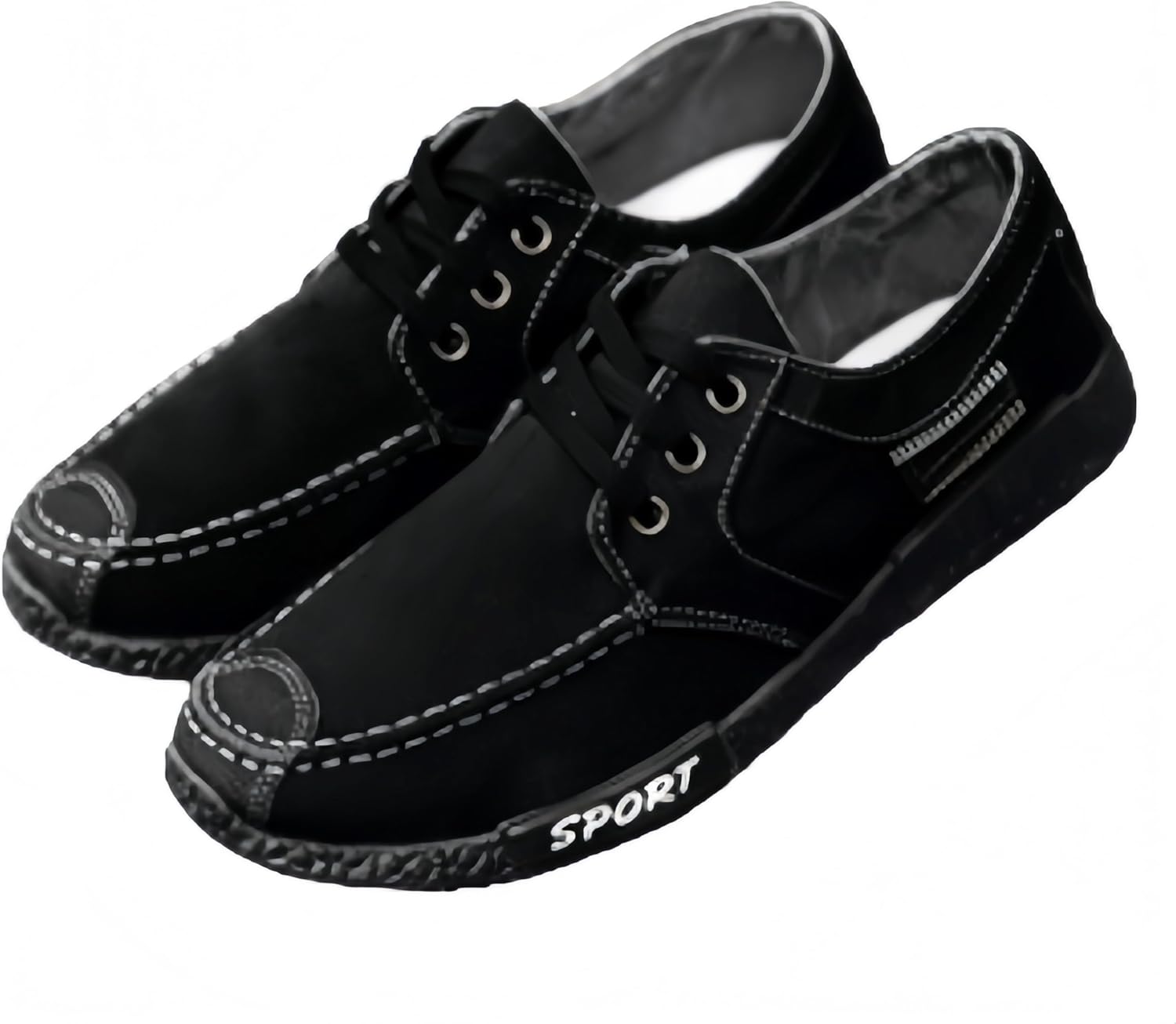 

Модные мужские кеды на шнуровке из холщовой ткани. Мягкий и удобный верх. Подходят для всех сезонов Clolinde, черный