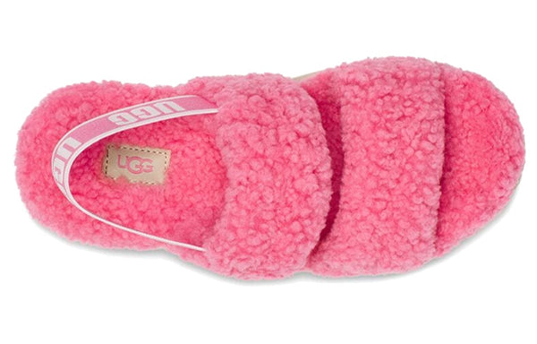 Сандалии oh fluffita 'pink rose' Ugg, розовый — фото 4