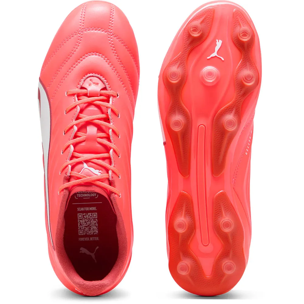Футбольные бутсы Puma King Pro FG/AG Womens, красный — фото 2