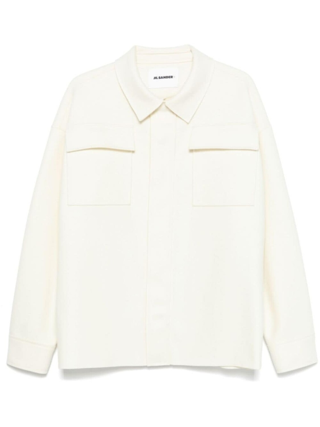 

Войлочная рубашка Jil Sander, нейтральный цвет