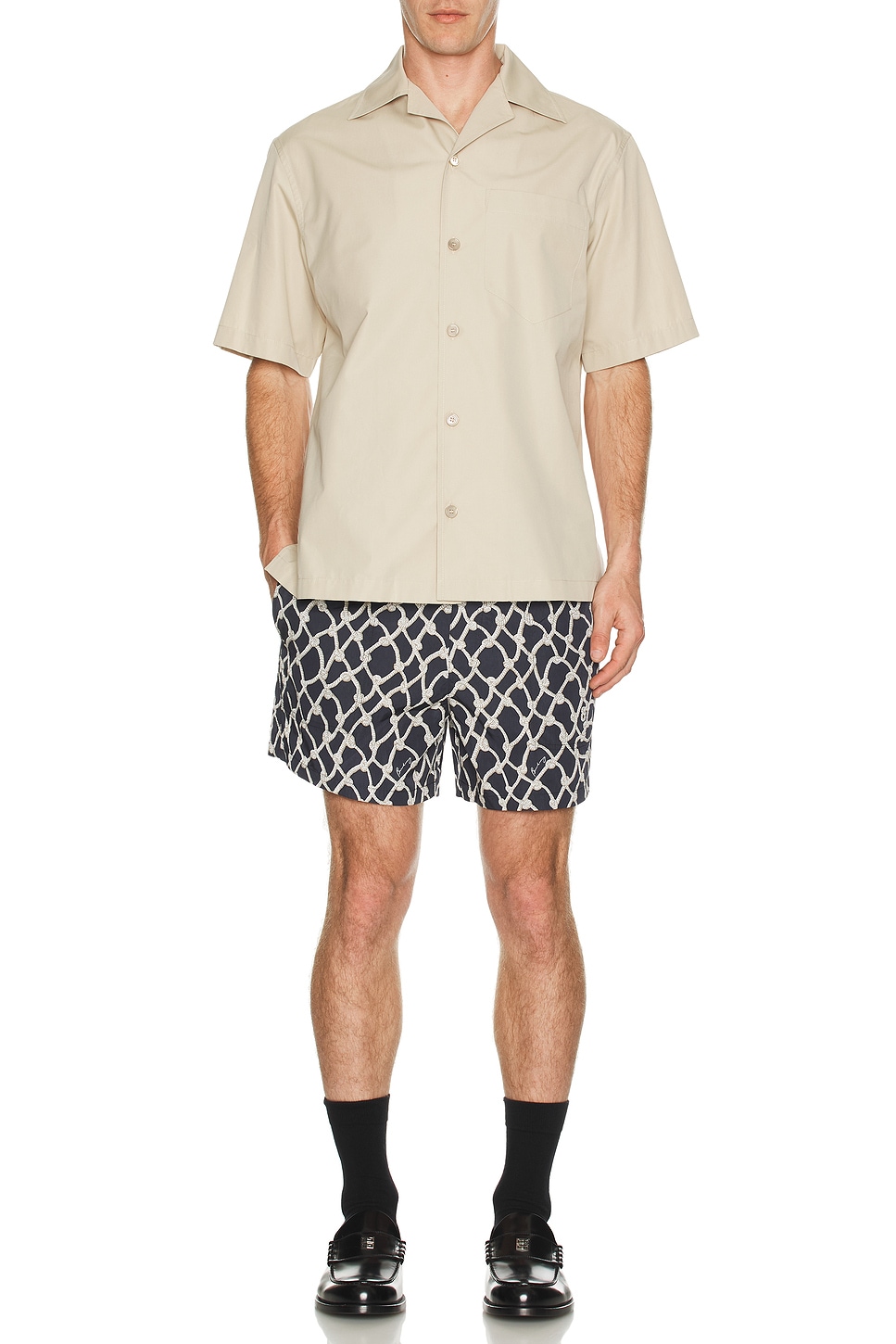 

Плавки с принтом Burberry, Magnet IP Pattern