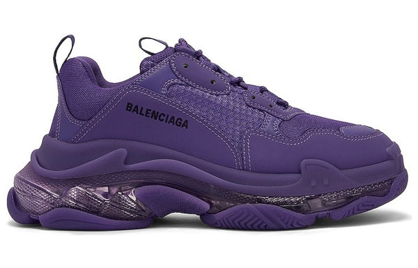 Кроссовки triple s clear sole 'deep purple Balenciaga, фиолетовый — фото 2