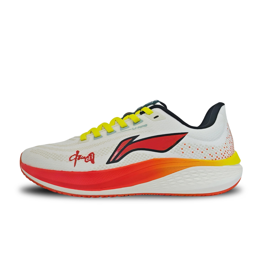 

LINING Кроссовки для бега Red Hare 7 с низким верхом, противоскользящие, износостойкие, мужские, бежево-красные