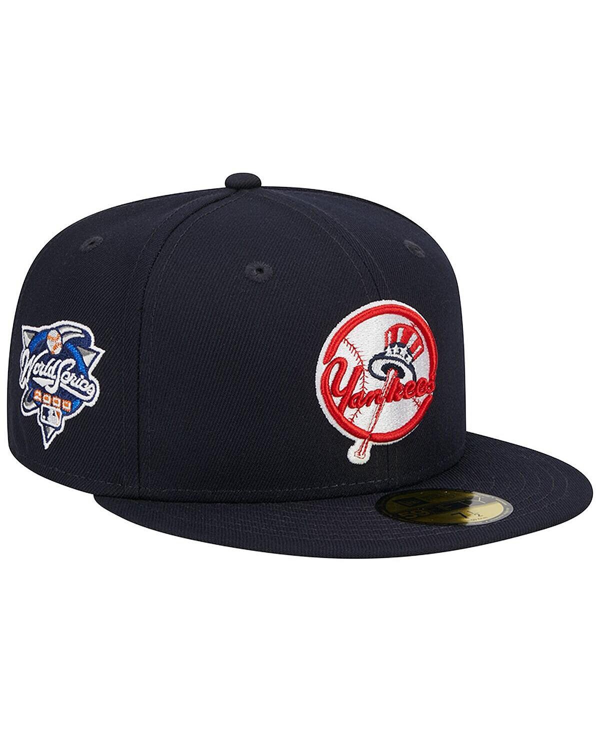 

Мужская темно-синяя шляпа с основным логотипом команды World Series 2000 New York Yankees 59FIFTY. New Era