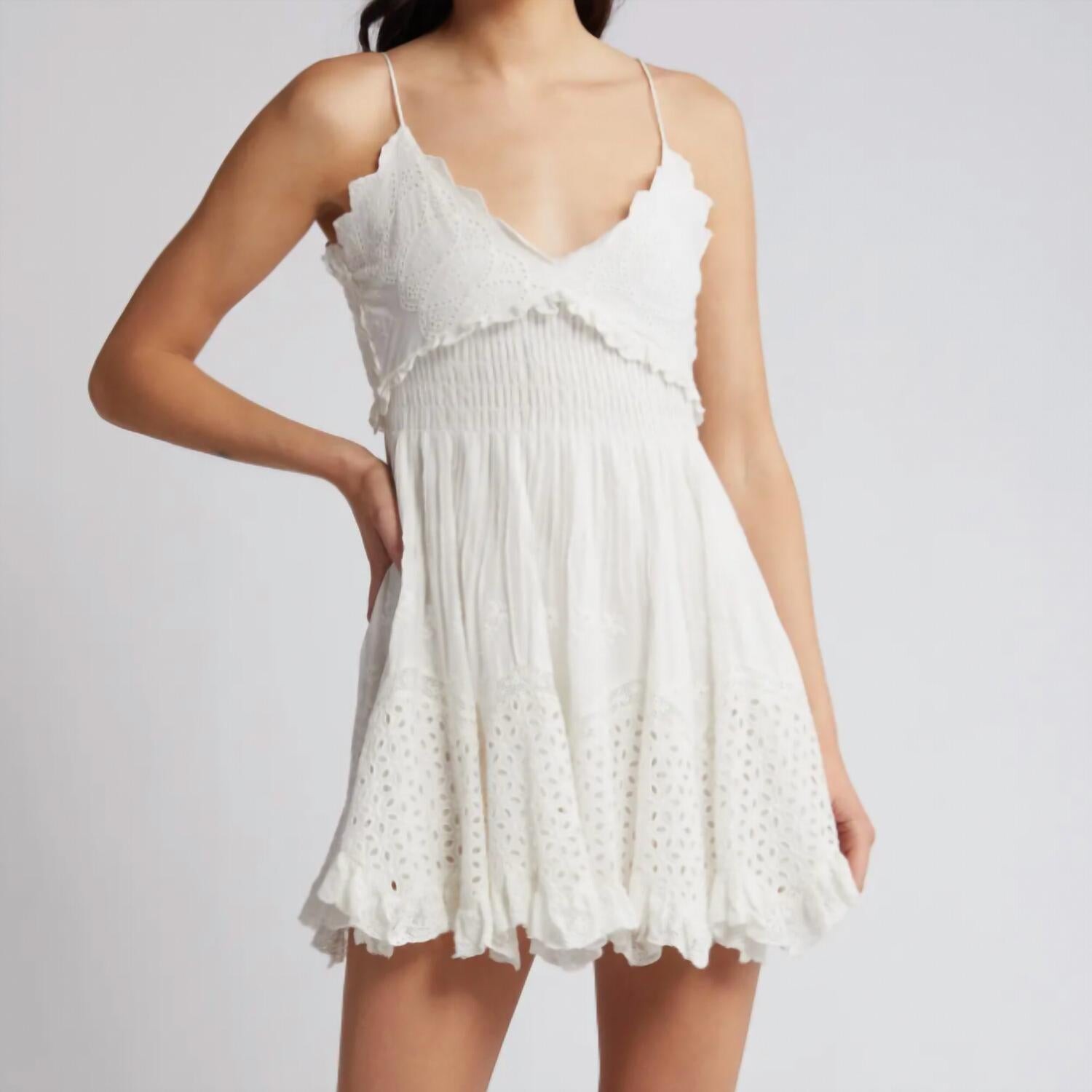 

Белое платье Kerielle LoveShackFancy