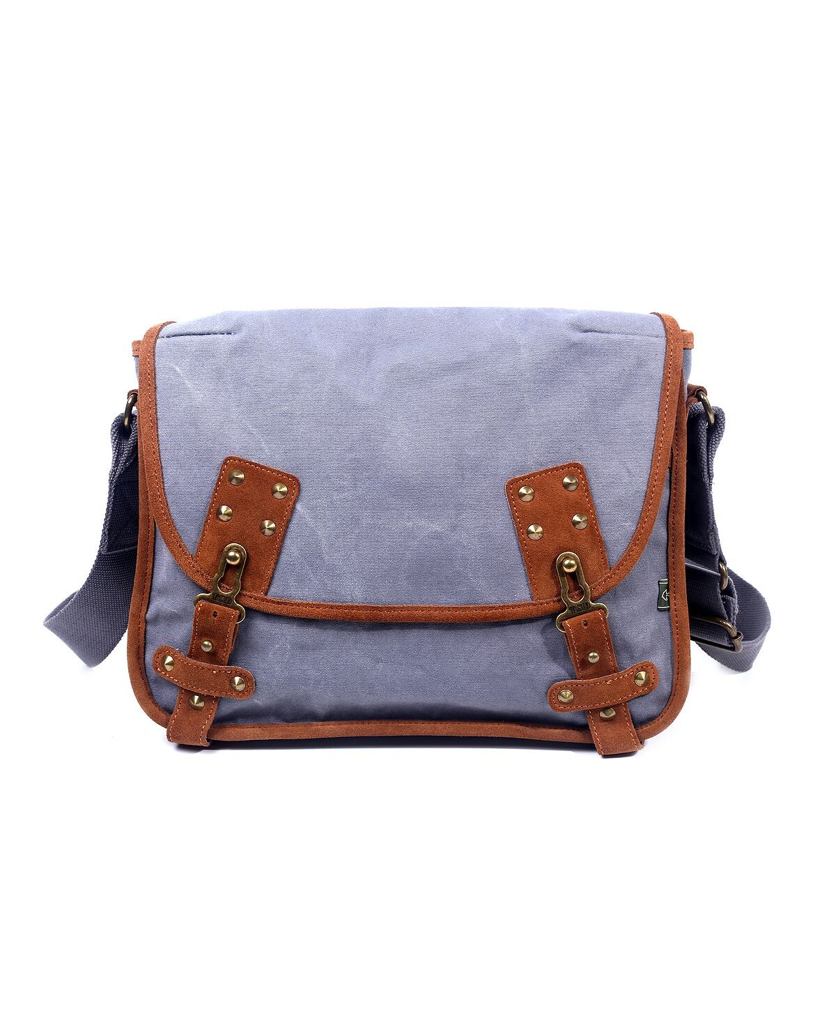

Сумка-мессенджер из ткани Dolphin TSD BRAND, серый