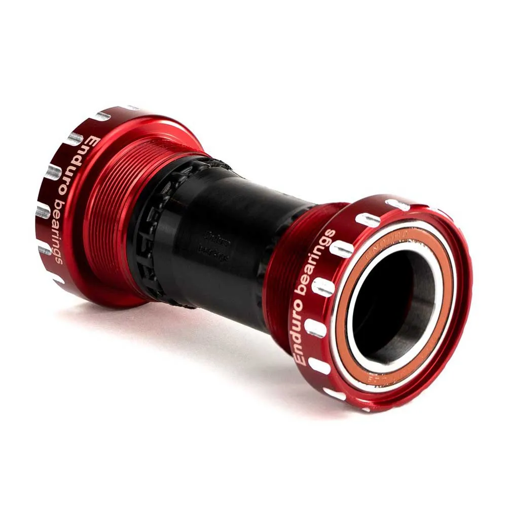 

Каретка Enduro Bearings BK-6035 BSA ABEC-3 Thread In Wide Shimano 24 mm, красный