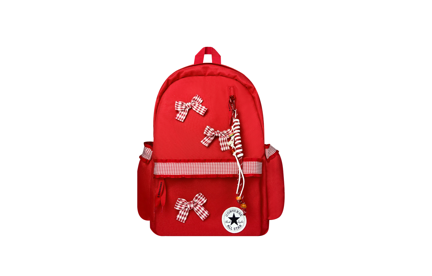 

Полиэстеровый рюкзак унисекс Converse, красный Beans Adzuki Bean Knot