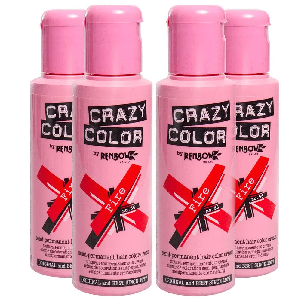 Полуперманентная краска для волос «Fire No.56» 100 мл от Crazy Color Crazy Color, Ivory-Coloured — фото 2