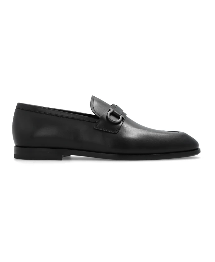 

Кожаные лоферы Salvatore Ferragamo, черный