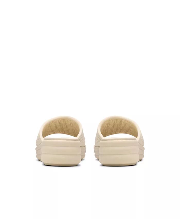 Женские сандалии на плоской подошве Cloudsteppers Drift Twist Slip-On Clarks, слоновая кость/кремовый — фото 3