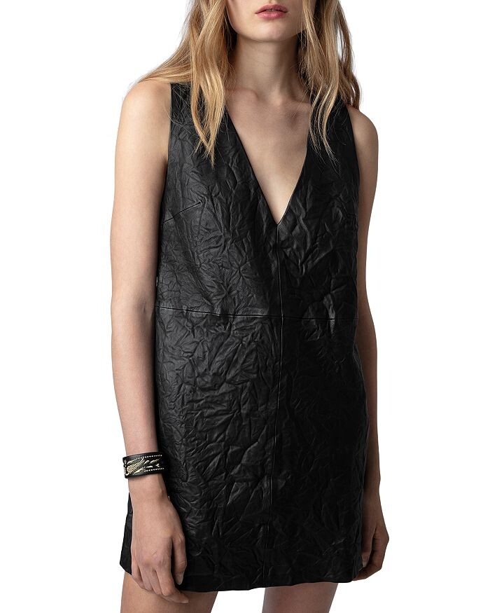 

Кожаное платье Zadig & Voltaire Rasha, черный
