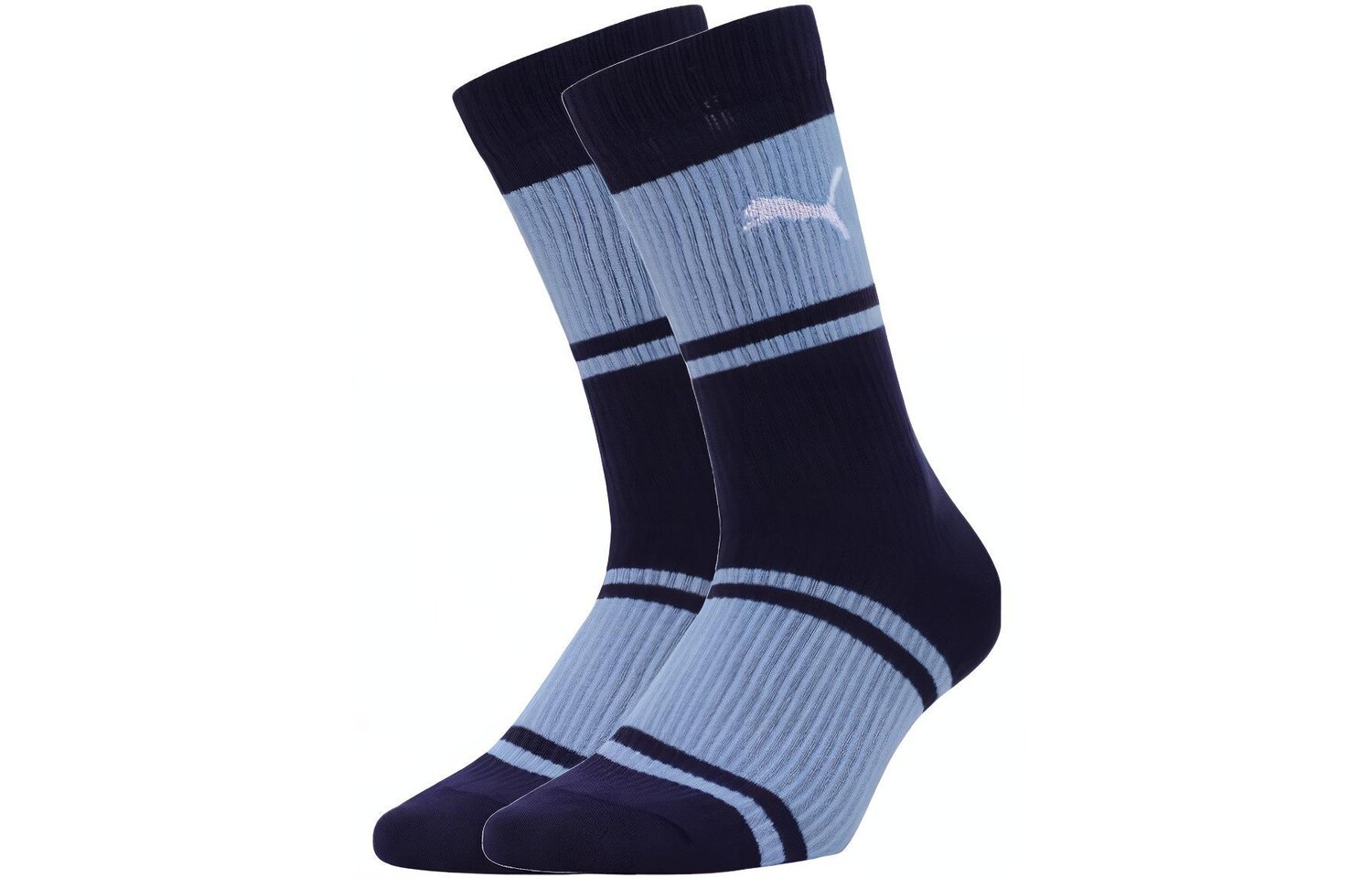 

Носки унисекс до середины икры Puma, цвет 1 set of 1 double (blue)
