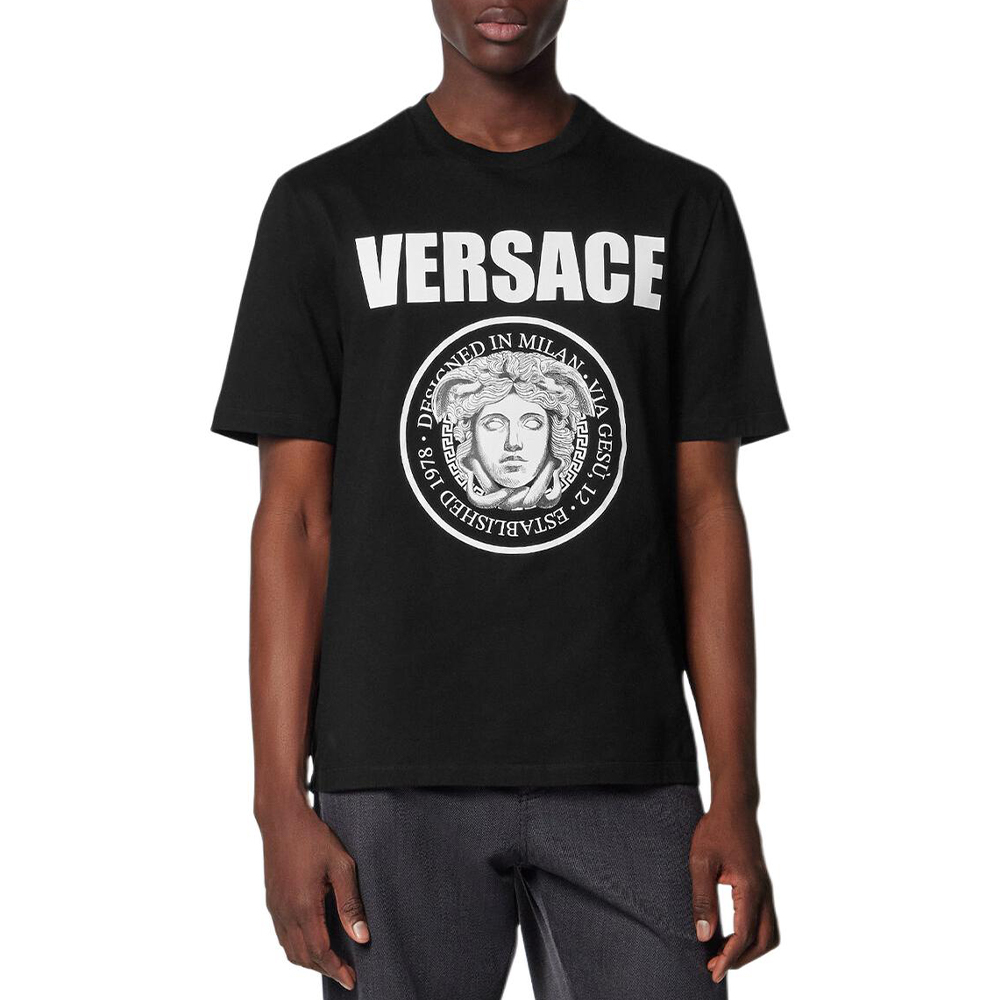 Футболка Medusa Biggie Crewneck VERSACE, черный — фото 3