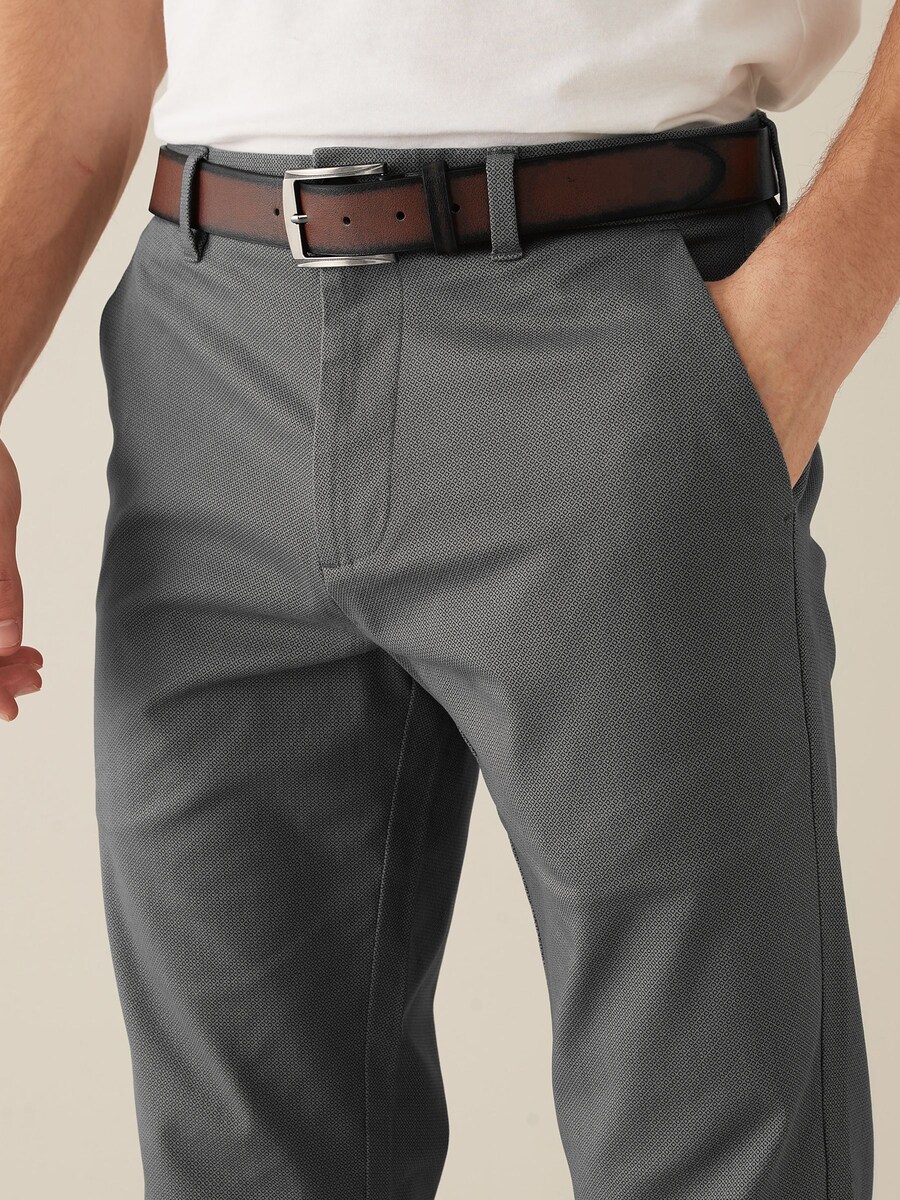 Брюки чинос Next Regular Chino Pants, темно-серый — фото 4