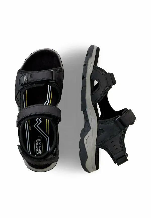 Сандалии кожаные Camel Active Walking Sandals, черный — фото 3