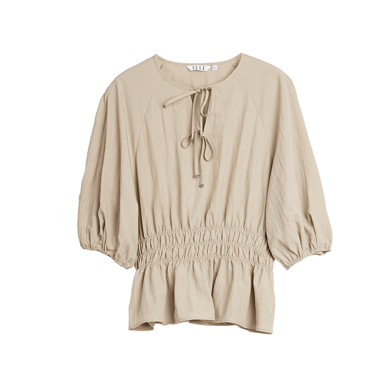 

Футболка женская V-образным вырезом ELLE, хаки