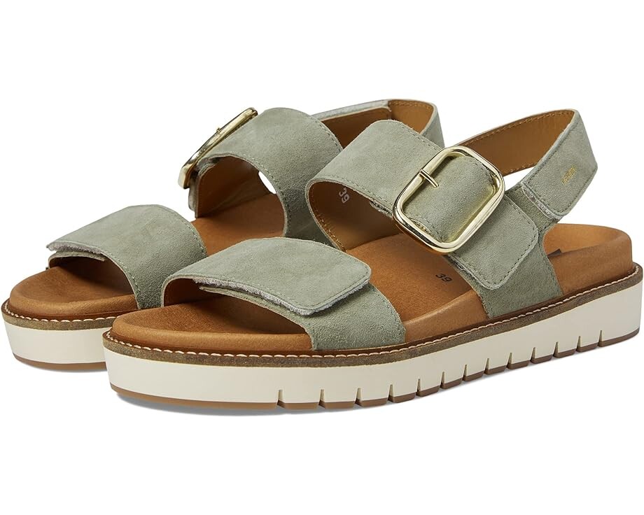 Сандалии Mephisto Belona, цвет Light Khaki Velcalf Premium