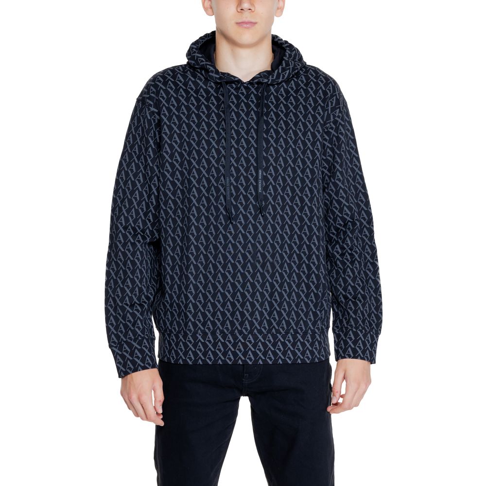

Черный хлопковый свитер Armani Exchange