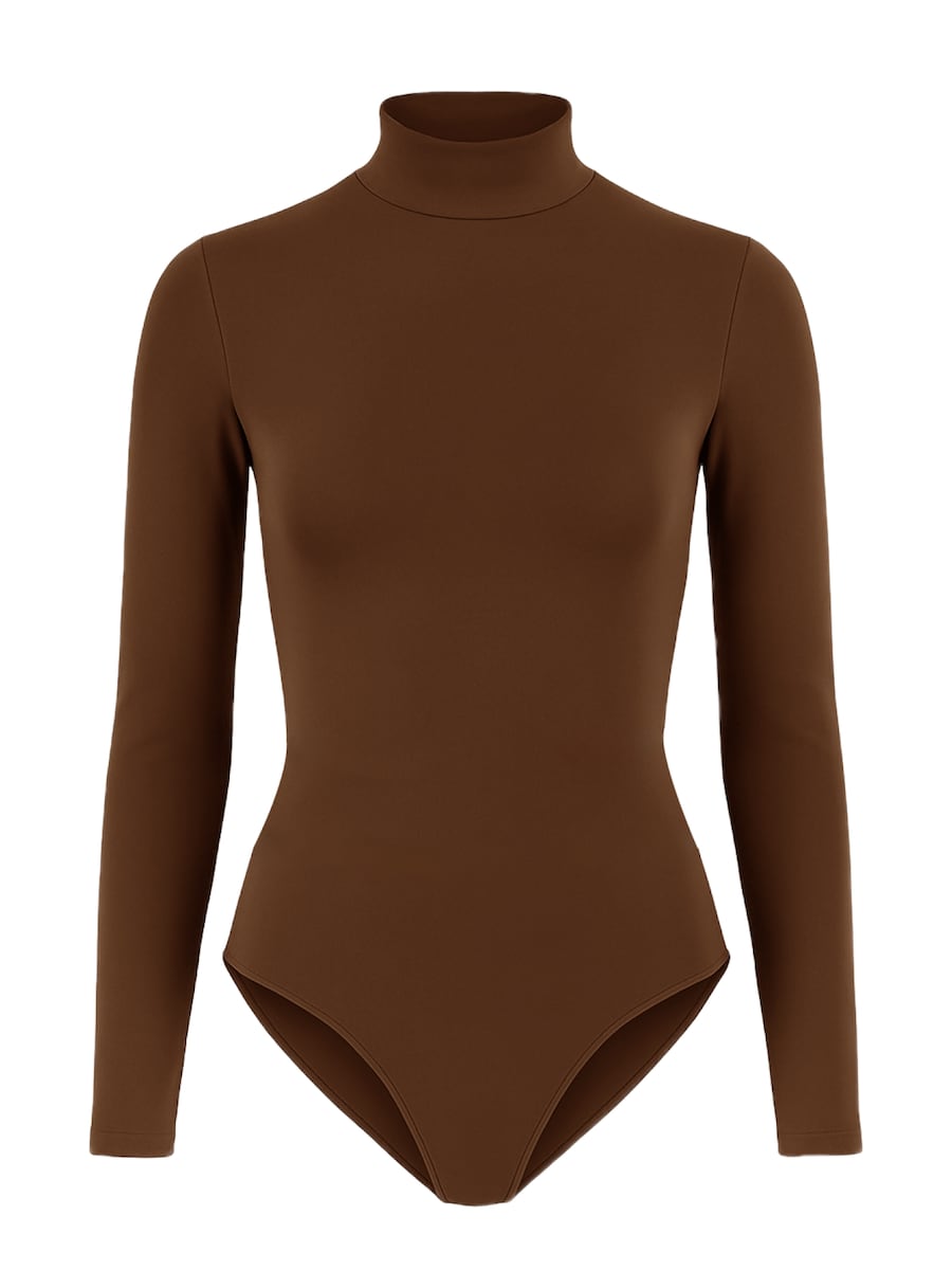 

Боди-рубашка C&City, темно-коричневый