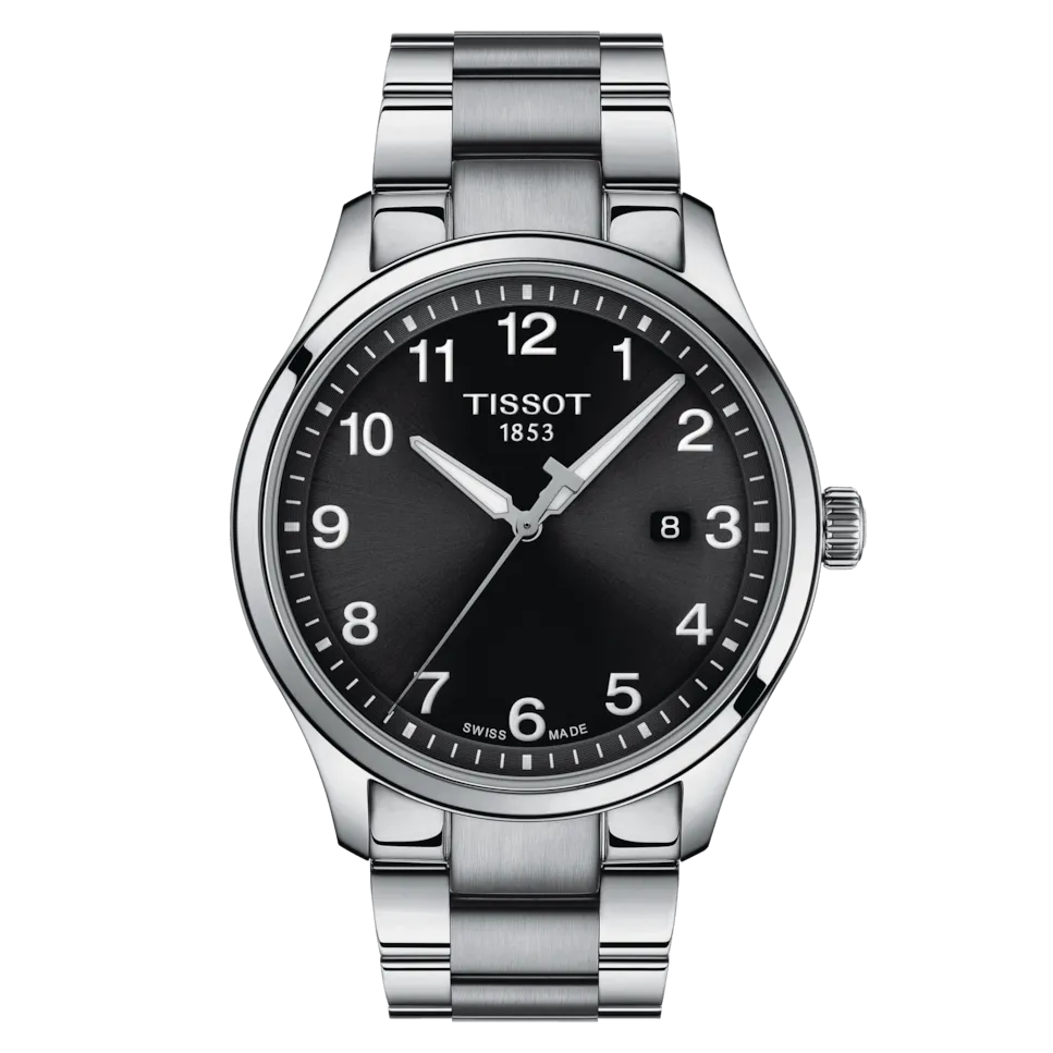 

Мужские часы Gent XL коллекция в стали Tissot, серебряный