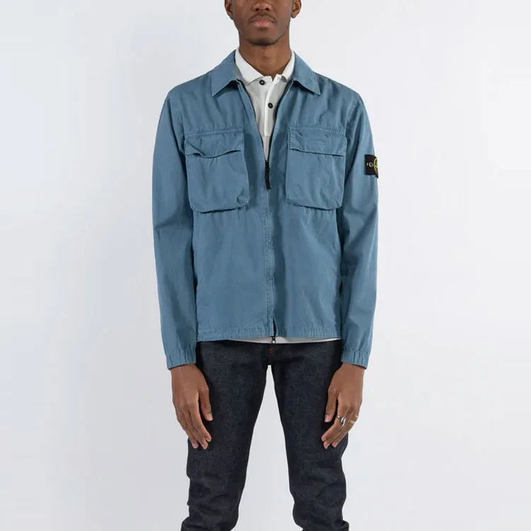 STONE ISLAND Куртка мужская Sugar Gray — фото 4