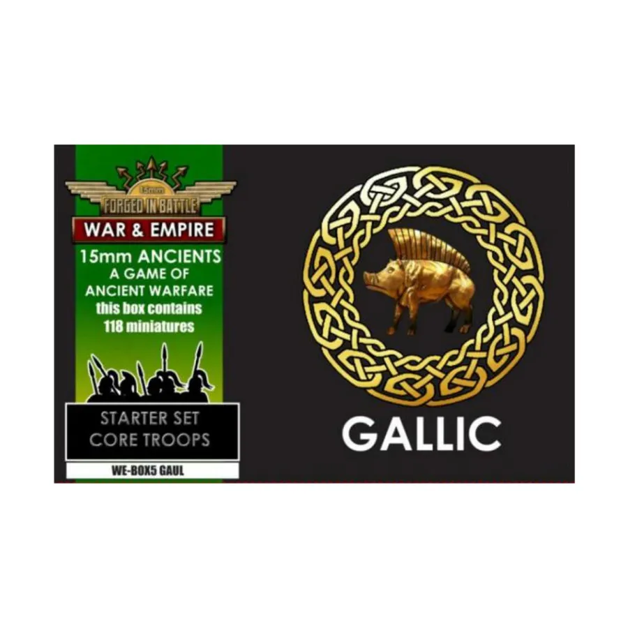 

Стартовый набор Галлия, War & Empire - Ancient Miniatures - Gaul (15mm)