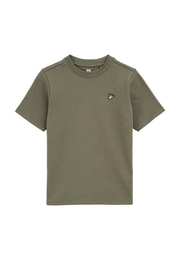 Ультрамягкая базовая футболка We Fashion, Army Green — фото 4