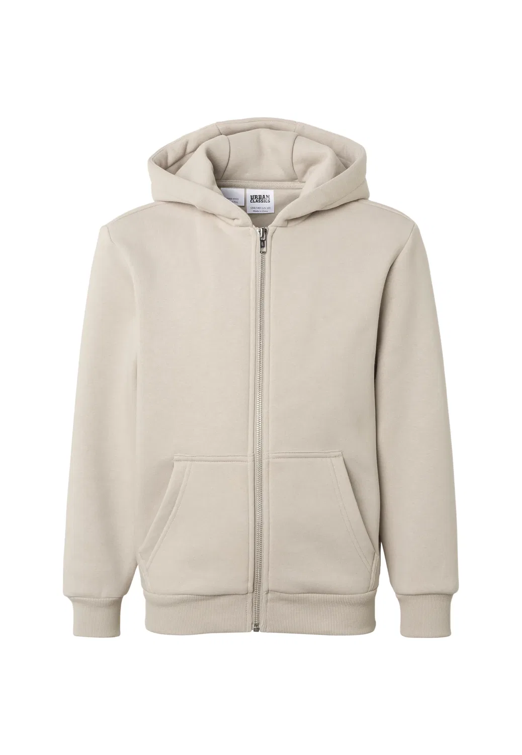 Худи флисовое на молнии, Urban Classics, cloud