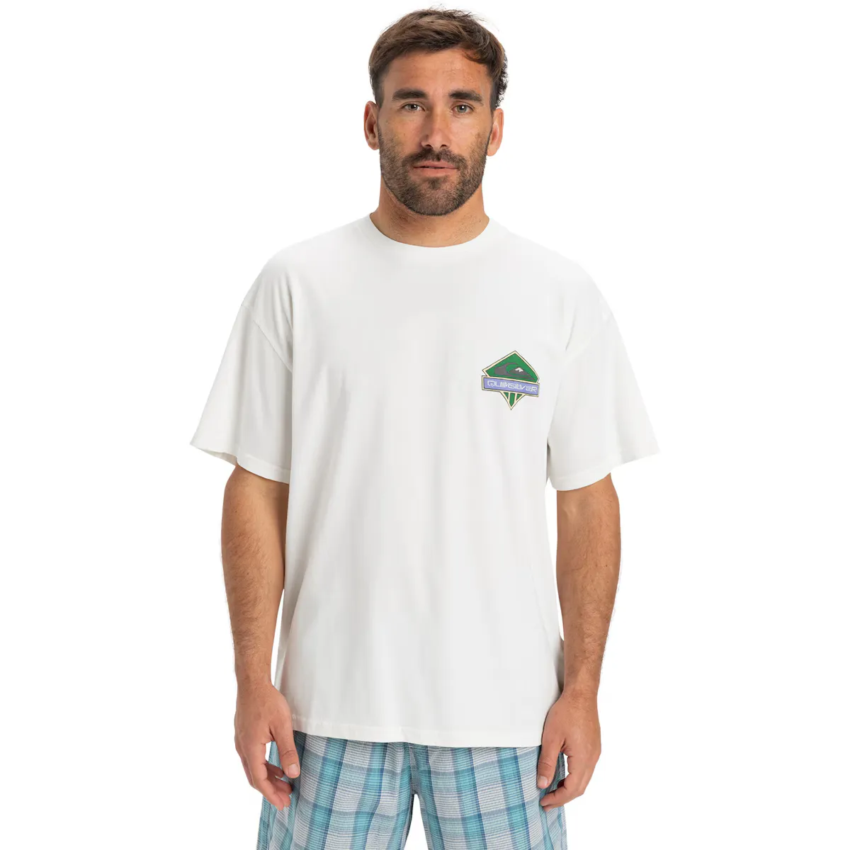 

Мужская футболка Gh Qs Crystal Jet Quiksilver, белый