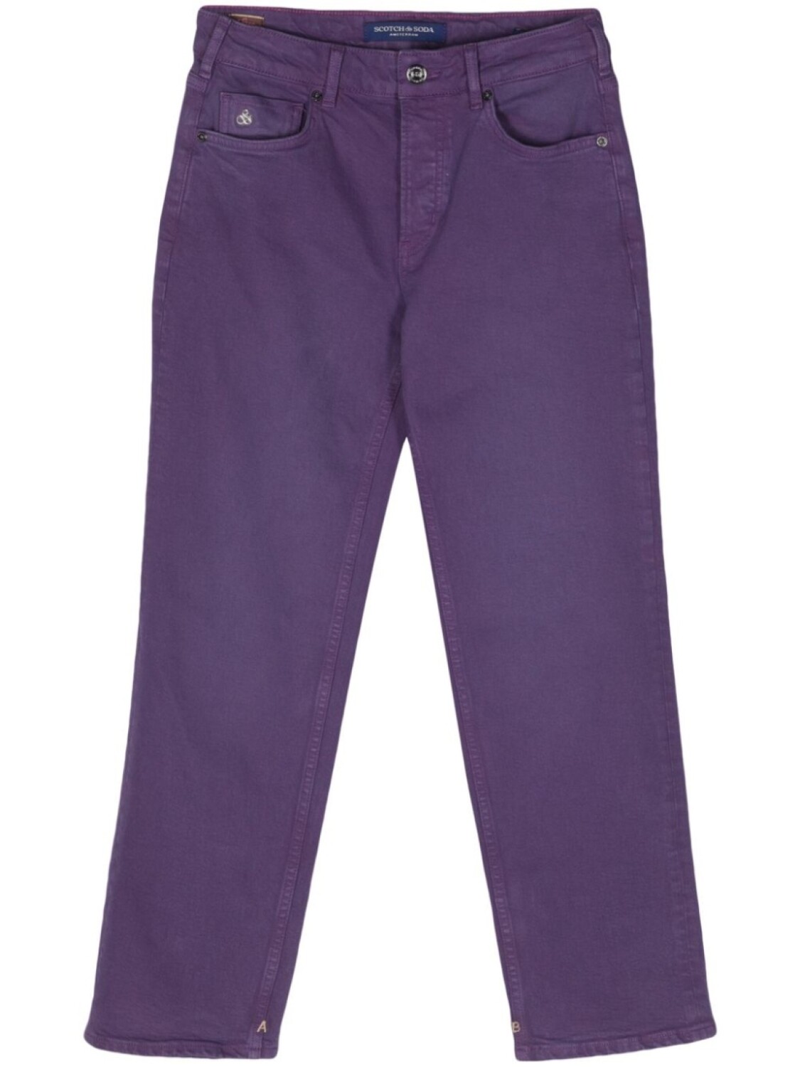 

Прямые джинсы Sky с завышенной талией Scotch & Soda, фиолетовый